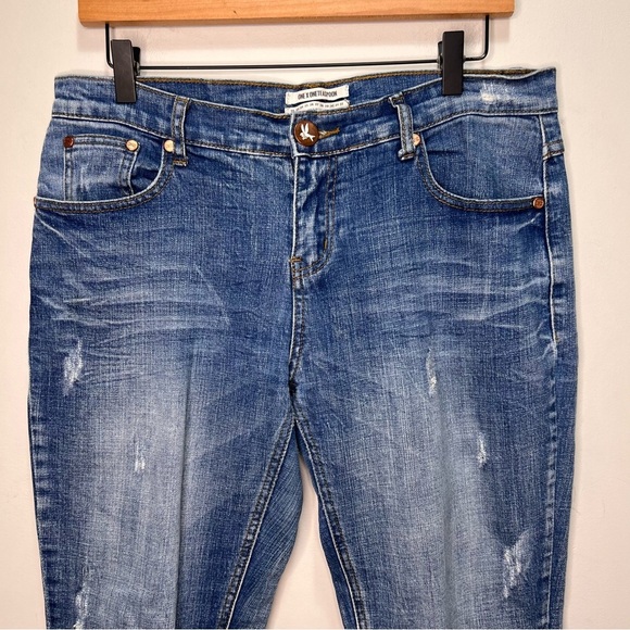 One X One Teaspoon Awesome Baggies Relaxed Leg Tapered Rolled Cuff Size 30 - Picture 4 of 16